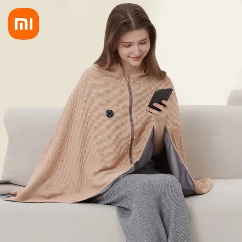 Xiaomi Office USB Electric Heated Blanket Wearable Heated Throw Blanket Adjustable 3 Levels Temperature Machine Washable Blanket