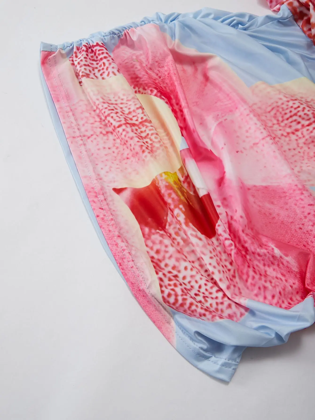 Sexy Minikleid mit tiefem V-Ausschnitt, offenem Rücken, rosa-rotem Farbverlauf und Neckholder-Ausschnitt, ärmelloses A-Linien-Cocktailkleid für Damen, Dropshipping – Detail 15