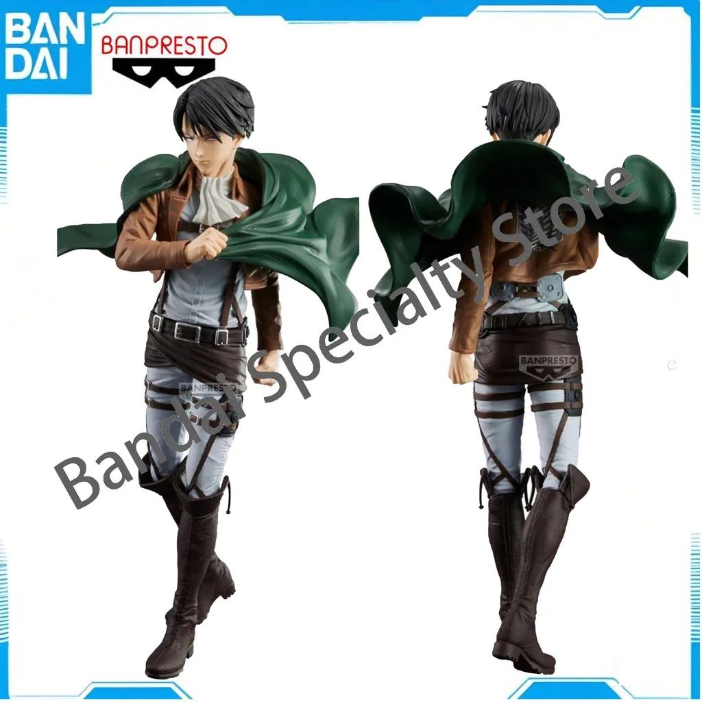 オリジナルバンプレストリヴァイアッカーマン進撃の巨人グランディスタ-gros-アクションフィギュア-pvc-モデルコレクションアニメ置物玩具装飾