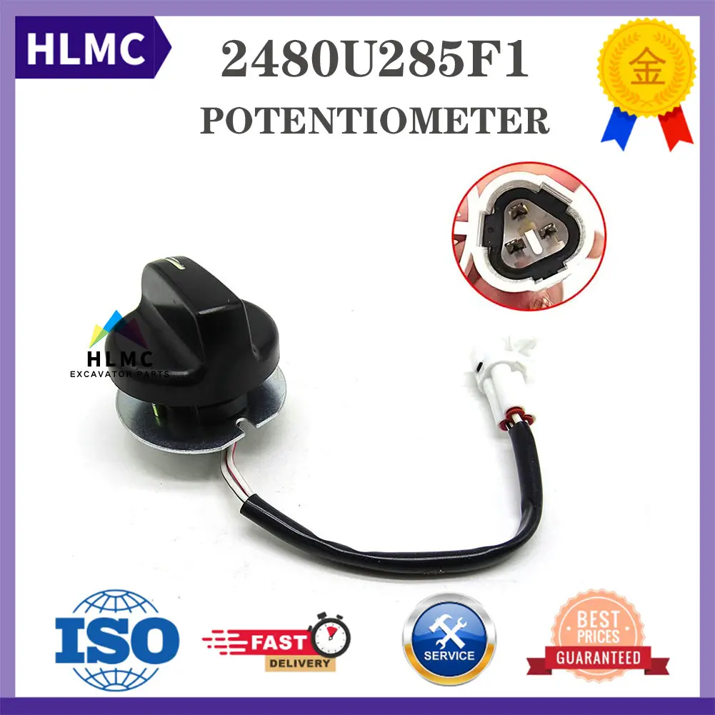 

Запасные части для экскаватора SK120-2/3/5 SK200 Потенциометр переключателя ручки дроссельной заслонки 2480U285F1