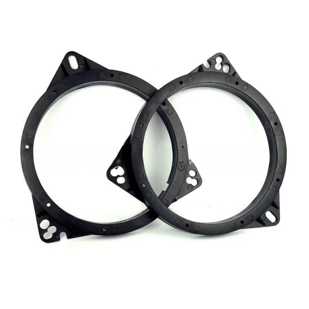 Automotive Door Gasket Black 6.5in Speaker Spacer ABS Plastic Construction Solid Plastic Construction Front And Rear Door Fit