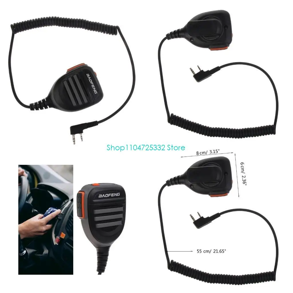 

P5EA 2-контактный микрофон-динамик для рации TYT TH-UV8000D MD-380 UV-5R UV-S9 UV-1