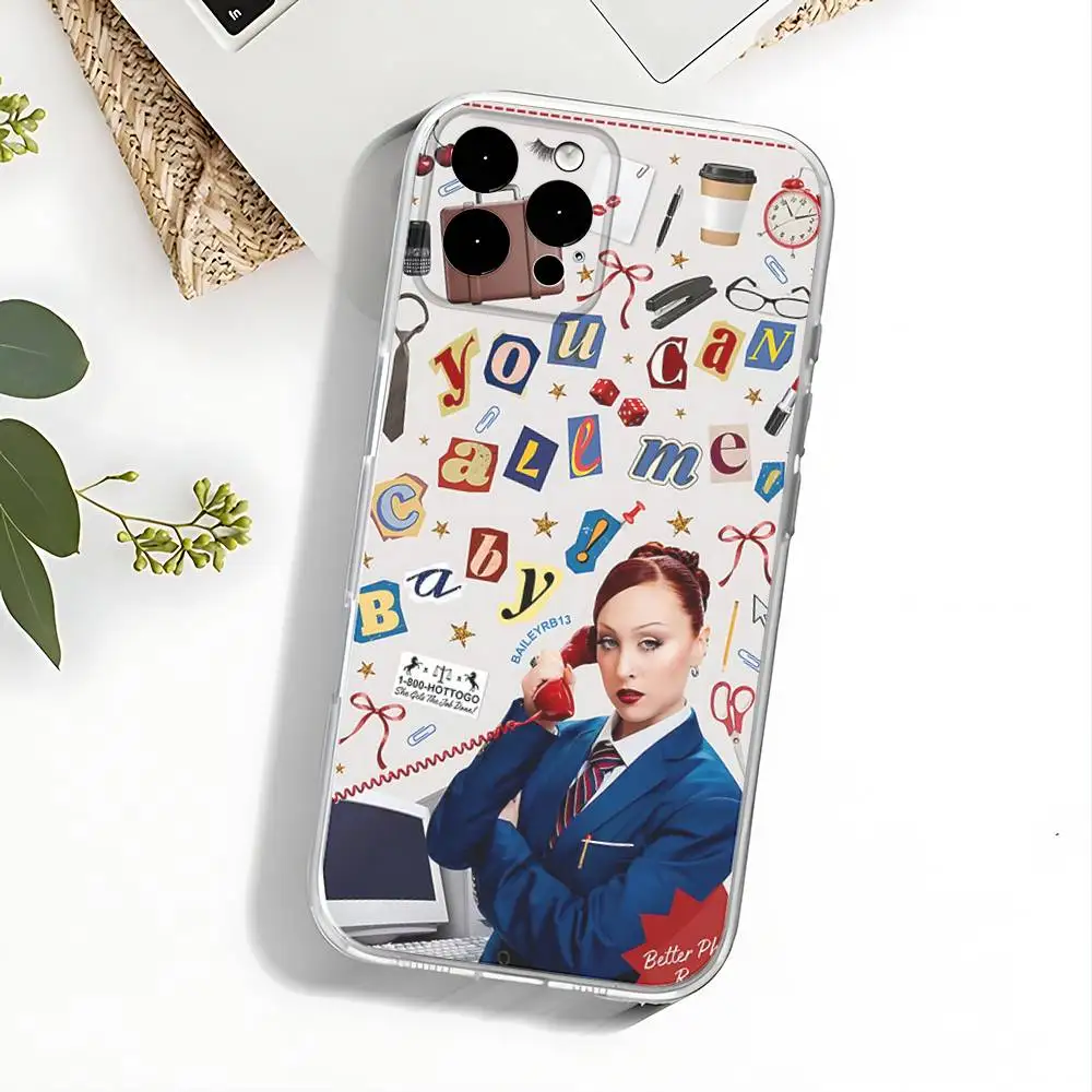 C-Chappell Roan Good Luck Babe Phone Case For iPhone 17,16,15,14,13,12,11 Pro,Max,Plus,X,XS,XR,SE4,E Mini Transparent Soft Cover