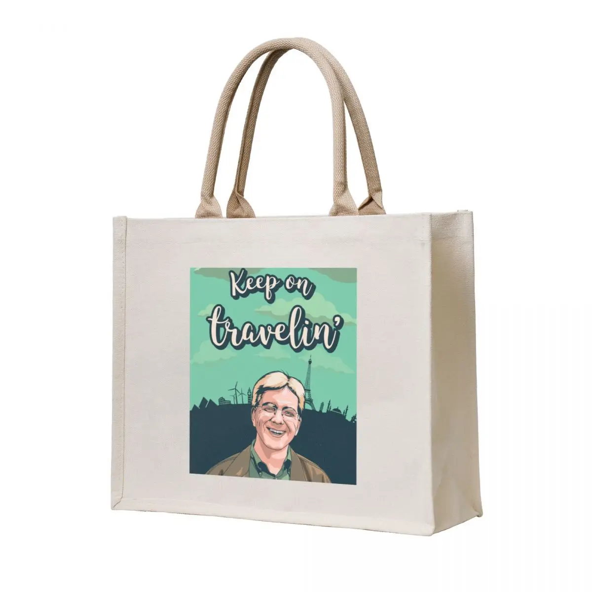

Keep On Travelin' Tote Bag Big bag women reusable shopping bag Women's shopping supermarket folding