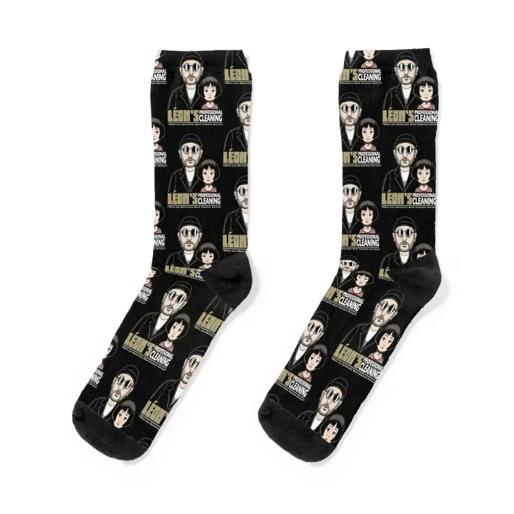 LEON's Professional Cleaning Socks japanese fashion floor Luxury Woman Socks Men's