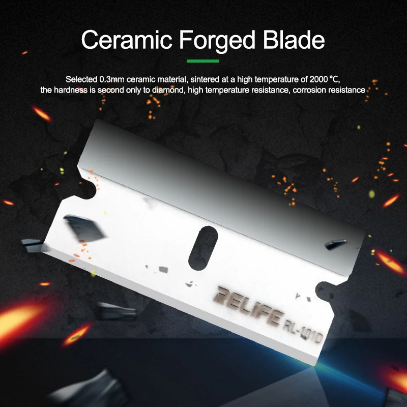 RELIFE RL-023A rimozione della colla ceramica per il taglio di polarizzatori rimozione della colla a secco OCA dallo schermo che separa la colla del telaio