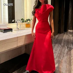 Dubai Saudi Arabia Mermaid Evening Dresses Women Formal Dress for Prom Red vestidos de fiesta فساتين للمناسبات الرسمية