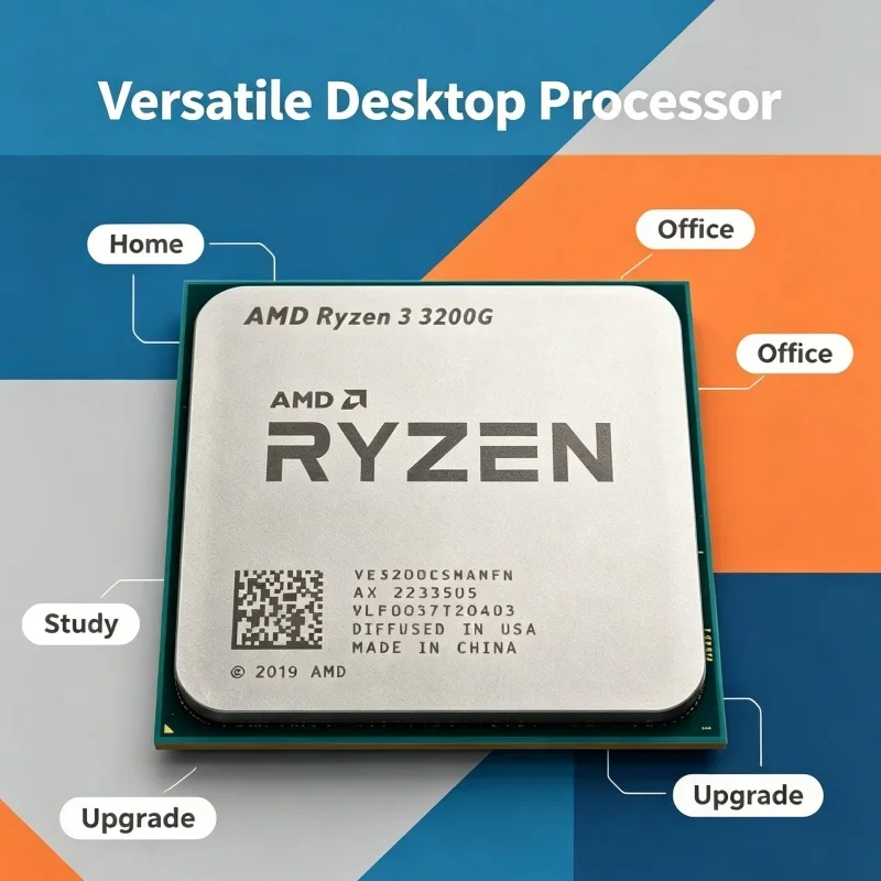 amd-ryzen3-pro-3200g-socket-am4-apu-36ghz-65w-4‑core-4‑thread-l3-cache-4m-con-grafica-vega-8-processore-per-pc-desktop
