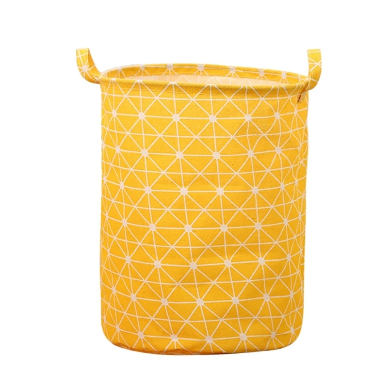 Y1UU Laundry Basket Foldable Cartoon Storage Basket Laundry Hamper with Handles Baby Children Toy Laundry Organiser Bag