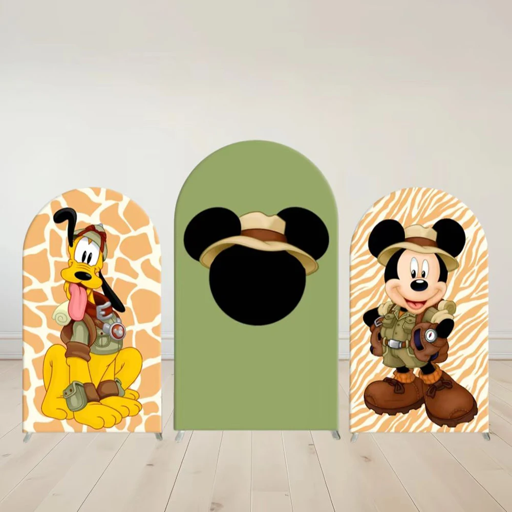 

Hasbro путешественник Микки Маус арочная обложка фото фон для фотосъемки детские душ товары для дня рождения украшения