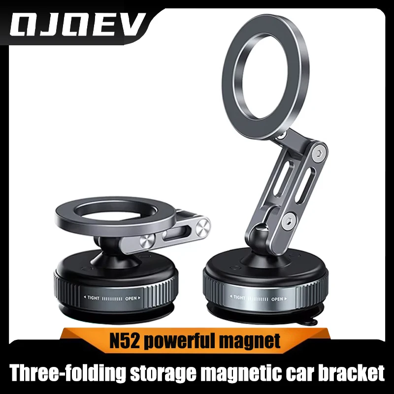 

2025 new vacuum adsorption magnetic car mobile phone holder suction cup car navigation bracket