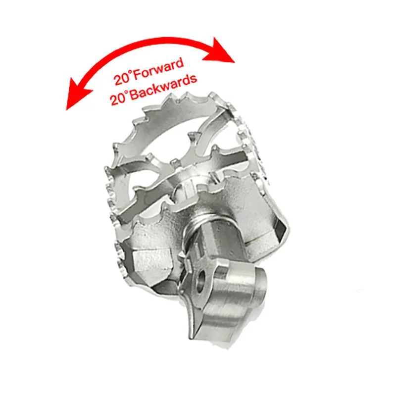 Reposapiés para motocicleta BMW F800GS F700GS F650GS F 800 700 650 GS 2008-2018 2017, apoyapiés de acero inoxidable