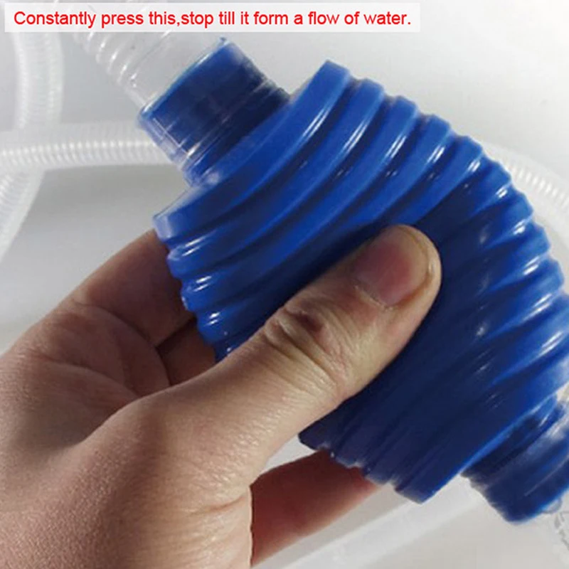 NEW Semi-automatic Aquarium Clean Vacuum Water Change Changer Gravel Aquarium Simple Fish Tank Vacuum Pump Cleaner