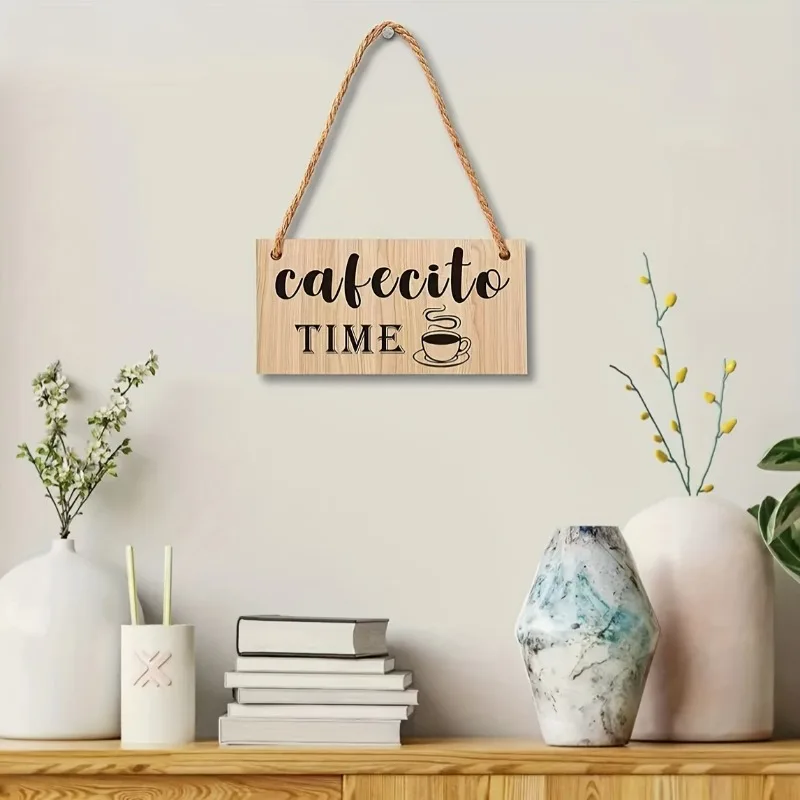 1 unidad/señalización de pared de café, letrero de cafetería, decoración de cafetería, decoración de pared del hogar, letrero artístico