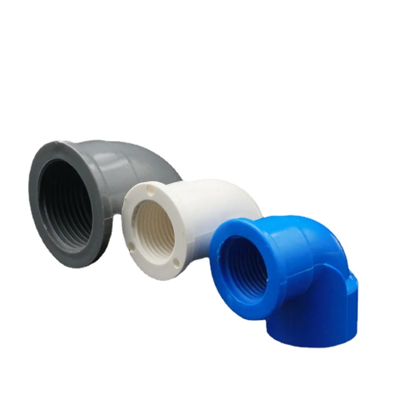 

5 pcs PVC pipe rubber inner thread elbow pipe fittings 20 25 32 rubber inner thread elbow plastic inner thread elbow inner 9.