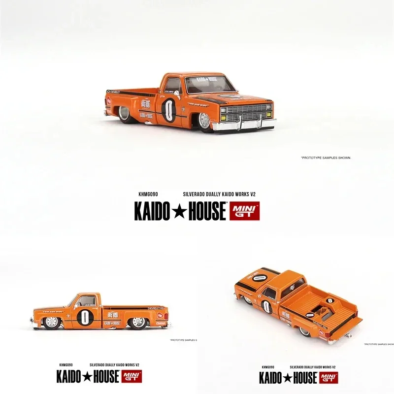 MINIGT 1:64 Kaido House Skyline R34 Carbon TENT V1 Wagon Surf Safari RS Openable Hood Diecast Car Model Miniature KHMGToys