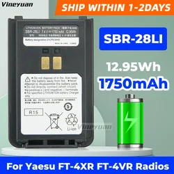 SBR-28Li SBR-28 Yaesu 7.4V 1750mAh Replacement Battery for Yaesu FT-4XR FT-4VR FT-4XE Two Way Radios Lithium-ion Battery