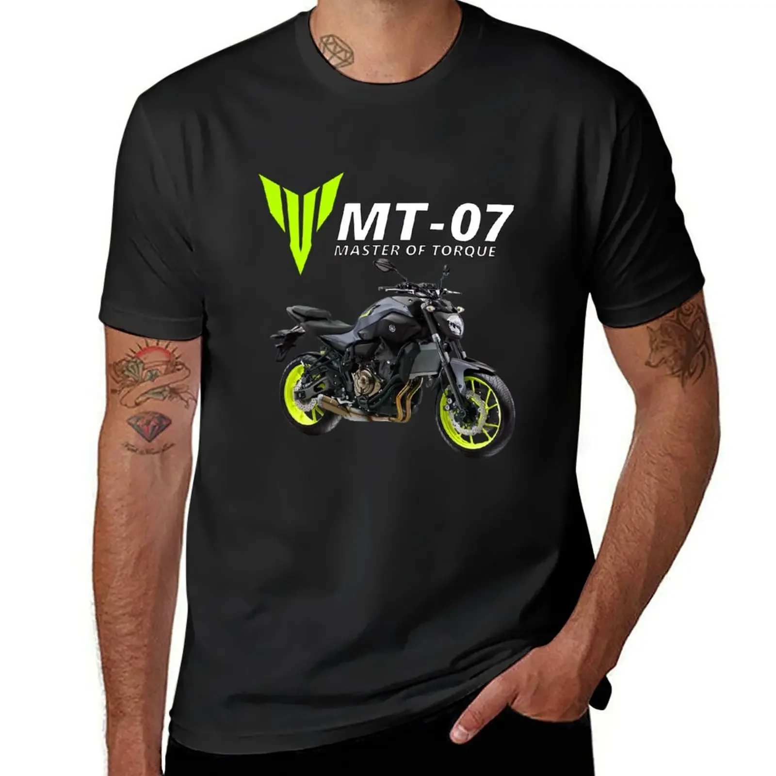 

MT-07 Motorcycle T-Shirt boys whites summer clothes tees mens t shirts