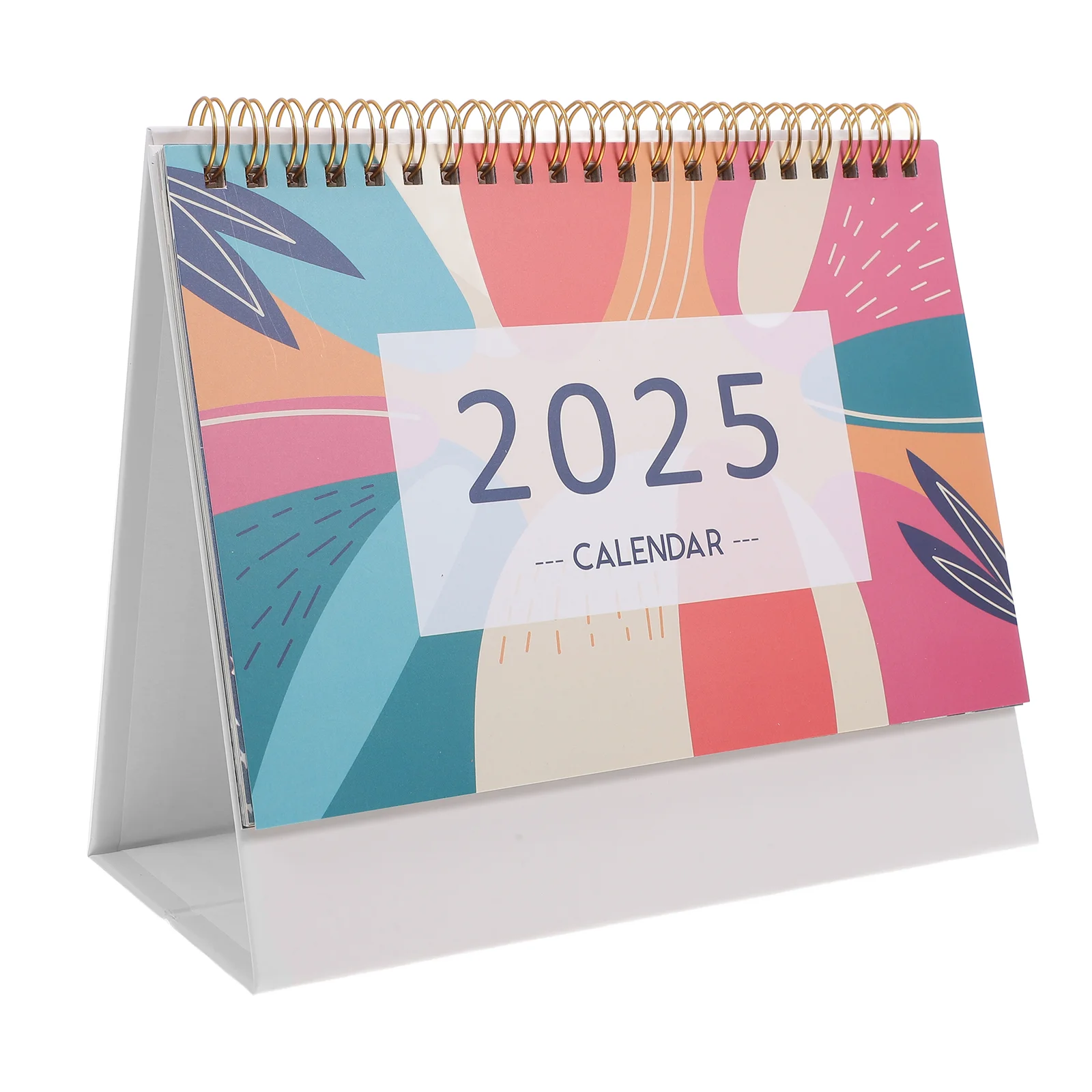 2025 Calendar Year Monthly Makeup Advent Retro Table Desk Flip for Planner Paper