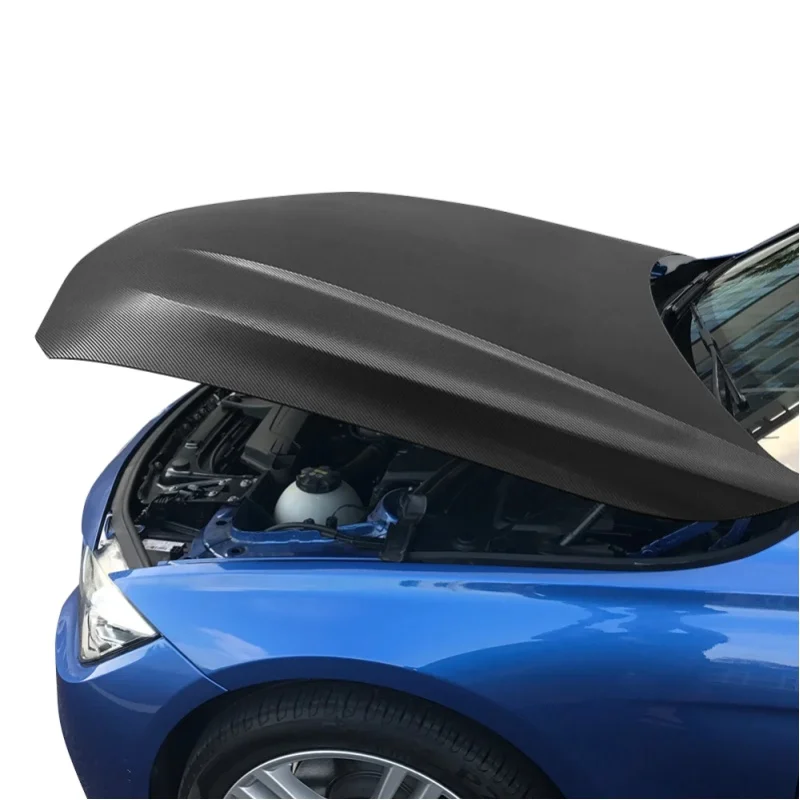 152cm*200cm 4D Carbonfaser-Vinylfolie für Motorhaube, Styling-Wrapping-Folie, Carbonfaser-Autohaube-Dachaufkleber, DIY-Dekorationszubehör für Automobile