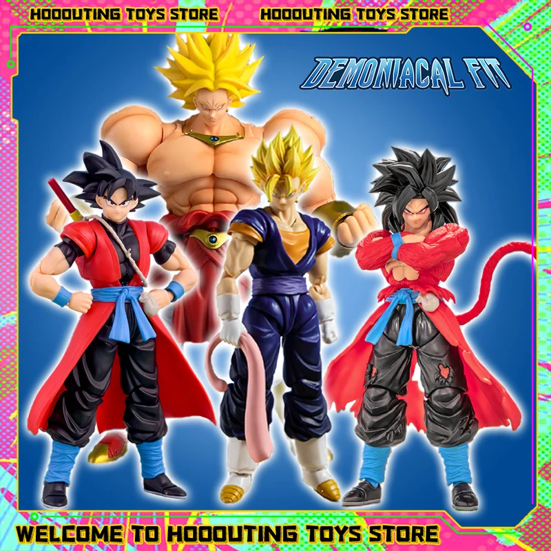 

Demoniacal Fit Goku Dragon Ball Action Figures Untamed Power Time Ranger Ssj4 Super Saiyan 4 Figurine Shf Figures Model Toys