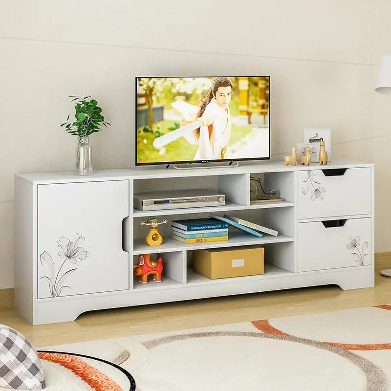 

Combination Wall TV Cabinet, Modern Simple TV Table, Small Apartment Simple High Bedroom TV Cabinet