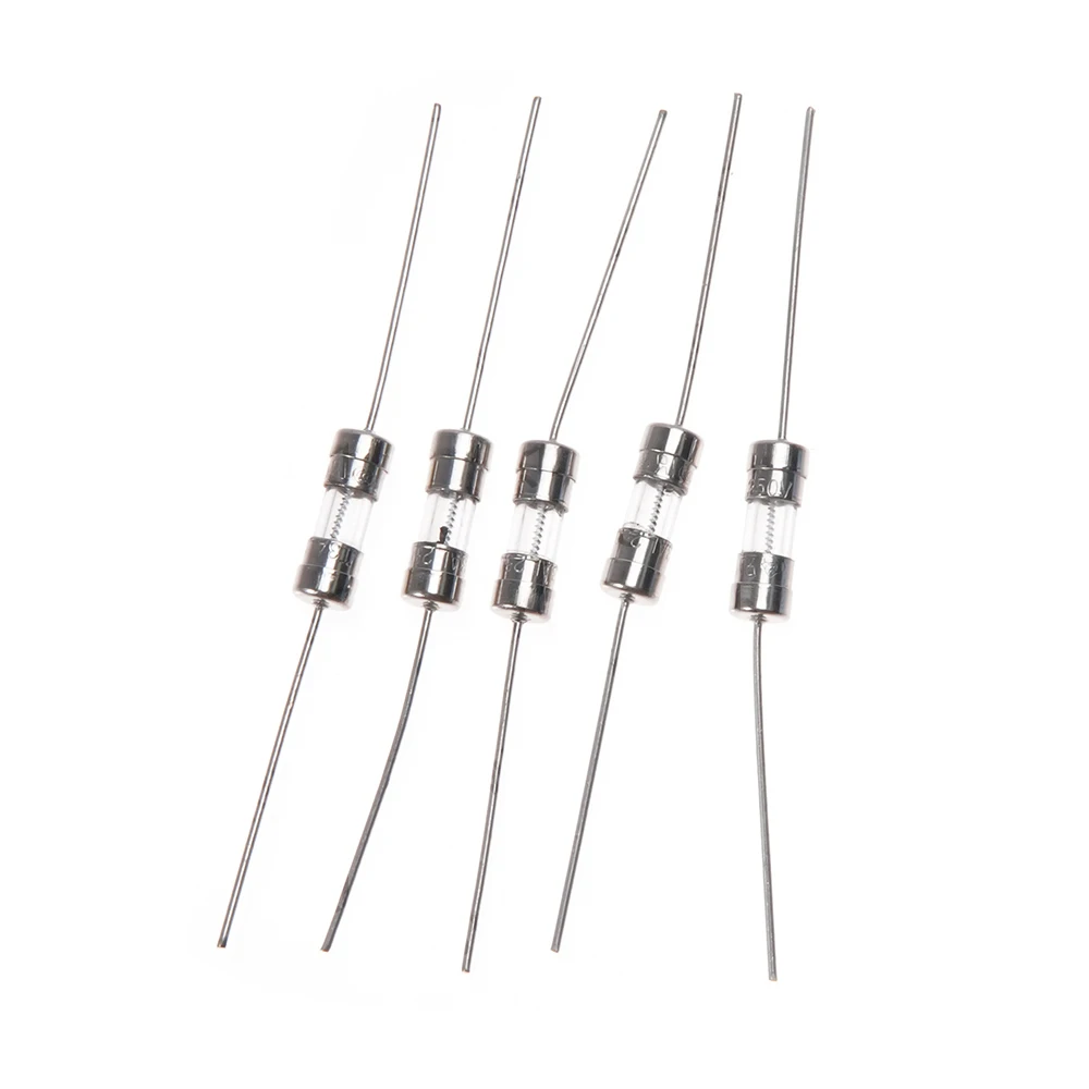 60PCS 12Values 3.6x10mm Glass Fuse with Pin Kit for Electronics Circuit Protection Projects 3.6X10 1.5AX5 3.15AX5 2AX5 4AX5 8AX5