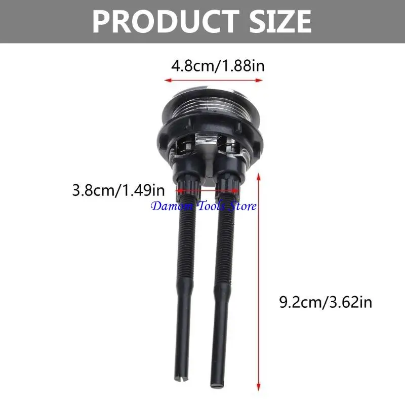 57BE زر سهل 38 مم مزدوج زر تدفق المرحاض مستدير لصيانة الخزانات #6