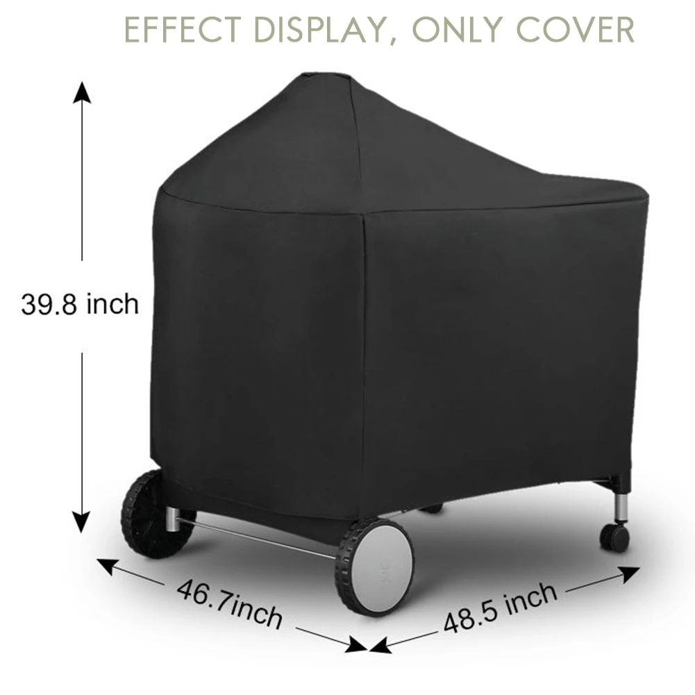 Waterproof BBQ Grill Protective Cover for Weber 7152 Charcoal Grills Outdoor Camping BBQ Accessories 124X65X101cm