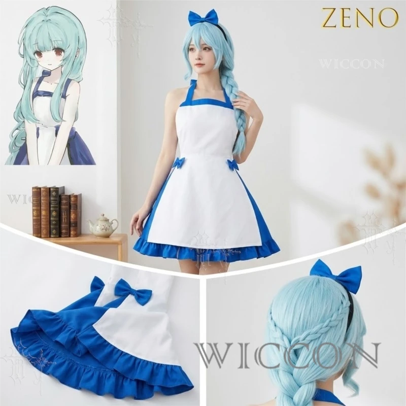 Zenos Anime Cosplay - Zeno Summer After Cosplay Costume Blue