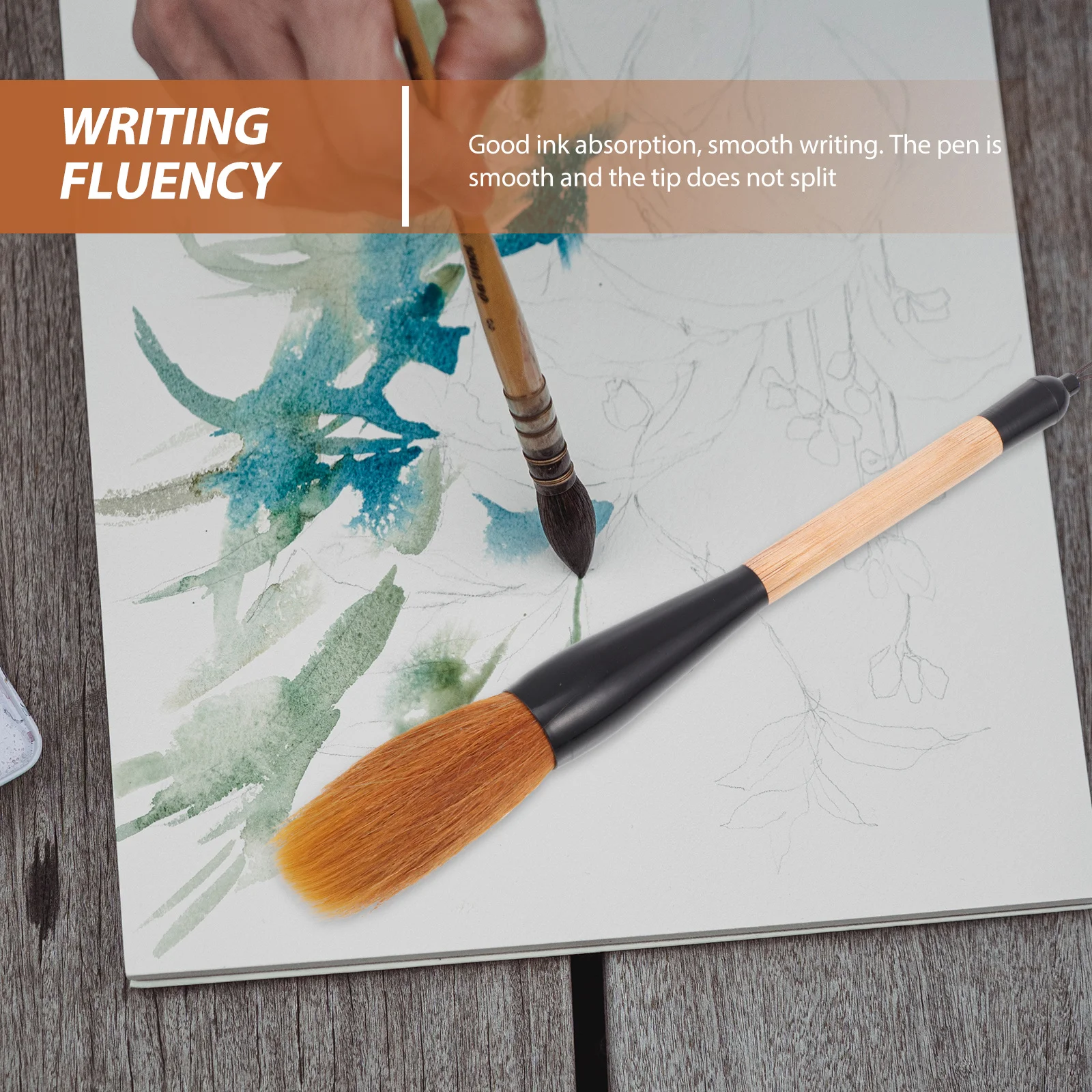 

Large Traditional Calligraphy Brush Easy to Hold and Use Perfect for Chinese Calligraphy Drawing and Painting Painting Brush