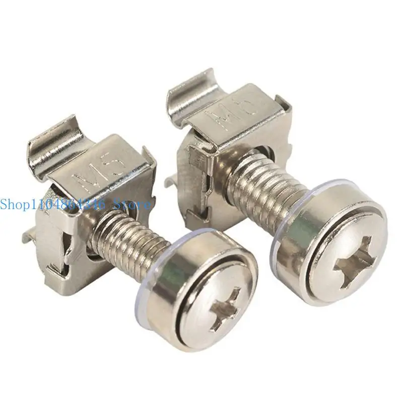 5asd x 16mm / 12mm Rack Mount Cage Screws Washers for Rack Mount Server