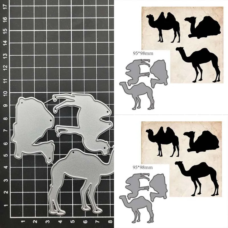 

Animal camel Metal Cutting Dies DIY decoration Embossing Handicrafts Template paper card craft Dies mould