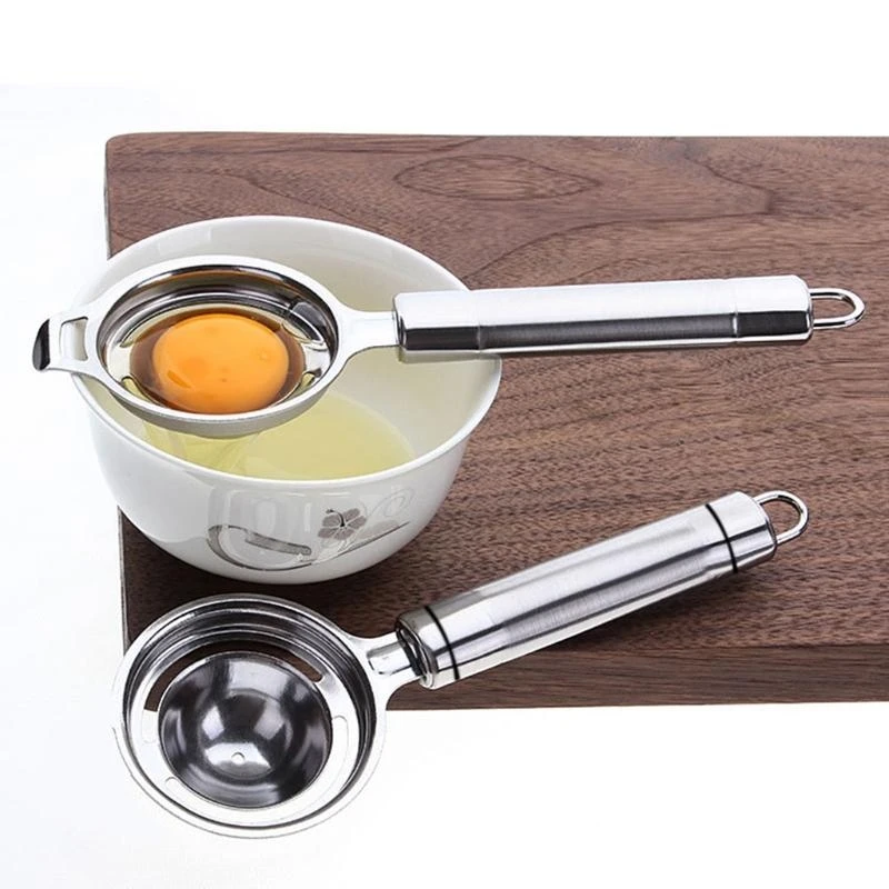M4YC Yolk White Separator Separates Stainless Steel Sieve Kitchen Tool Utensil