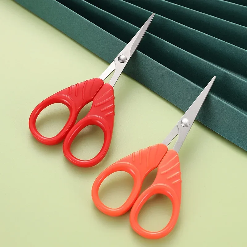 Straight Head Stainless Steel Elbow Mini Scissors Elbow Embroidery Wire Cutting Tool Hand Student Hand Scissors Cutting