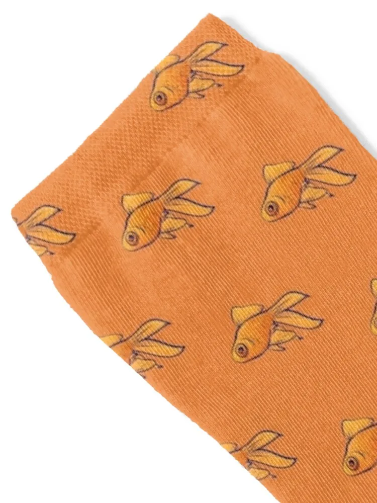 Fancy Goldfish Socks Soccer heated floor hiking Women Socks Men's