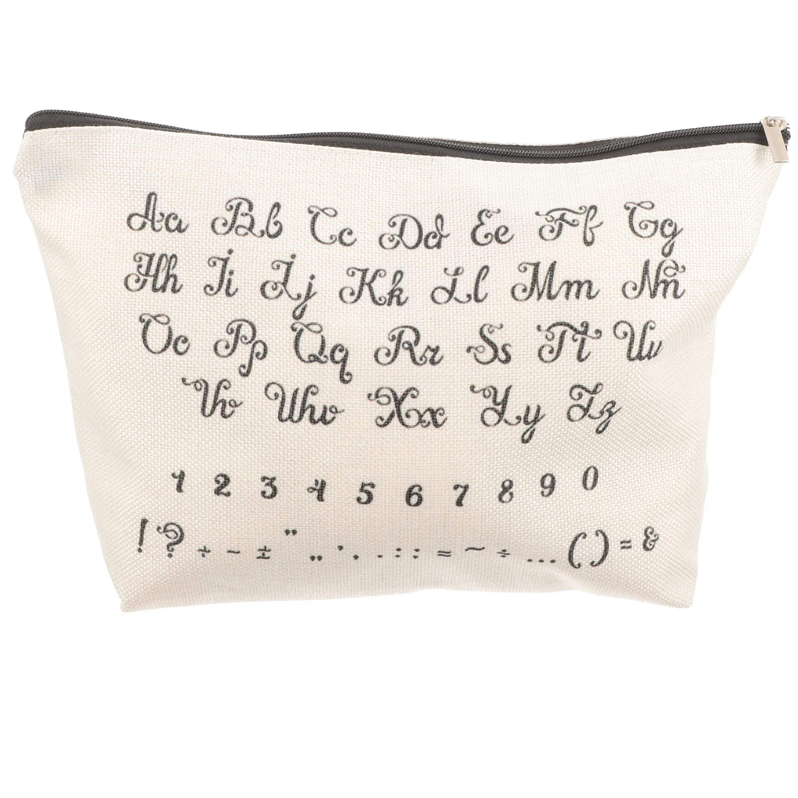 

Accessories Waterproof Zipper Bag Travel Makeup Organizer Cotton Linen Organiser Make-up