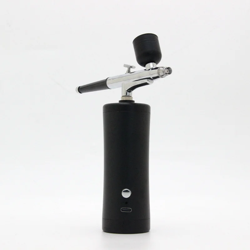 Mini Air Compressor Kit Multi-Function AirBrush Paint Spray Gun Nail Art Tattoo Craft Cake Nano Fog Mist Decorating Makeup Spray