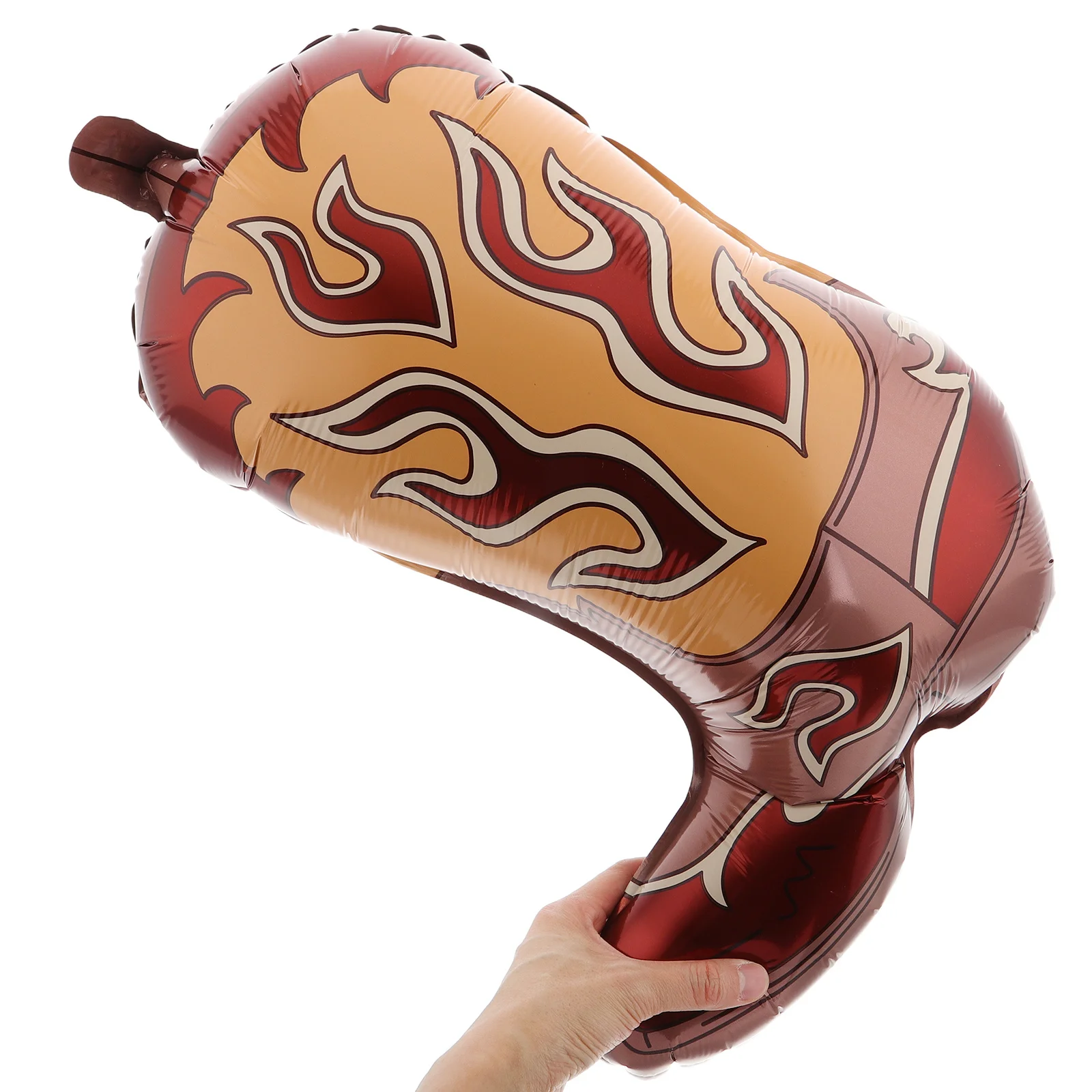 

6Pcs Inflatable Cowboy Boot Balloons Western Party Decorations Unique Design Birthday Favors Photo Props Boot Decoration