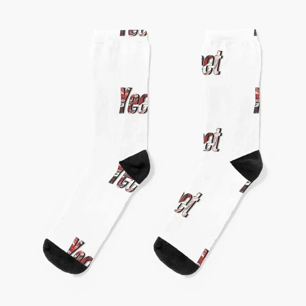 

Yeet... But Red Socks shoes luxury sports and leisure anti-slip Socks For Girls Men's