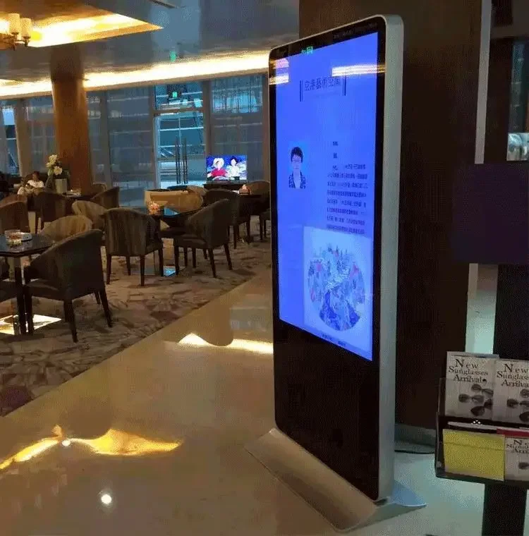 High Brightness Floor Standing Screen Monitor Advertising Vertical LCD Advertising Cinema Player