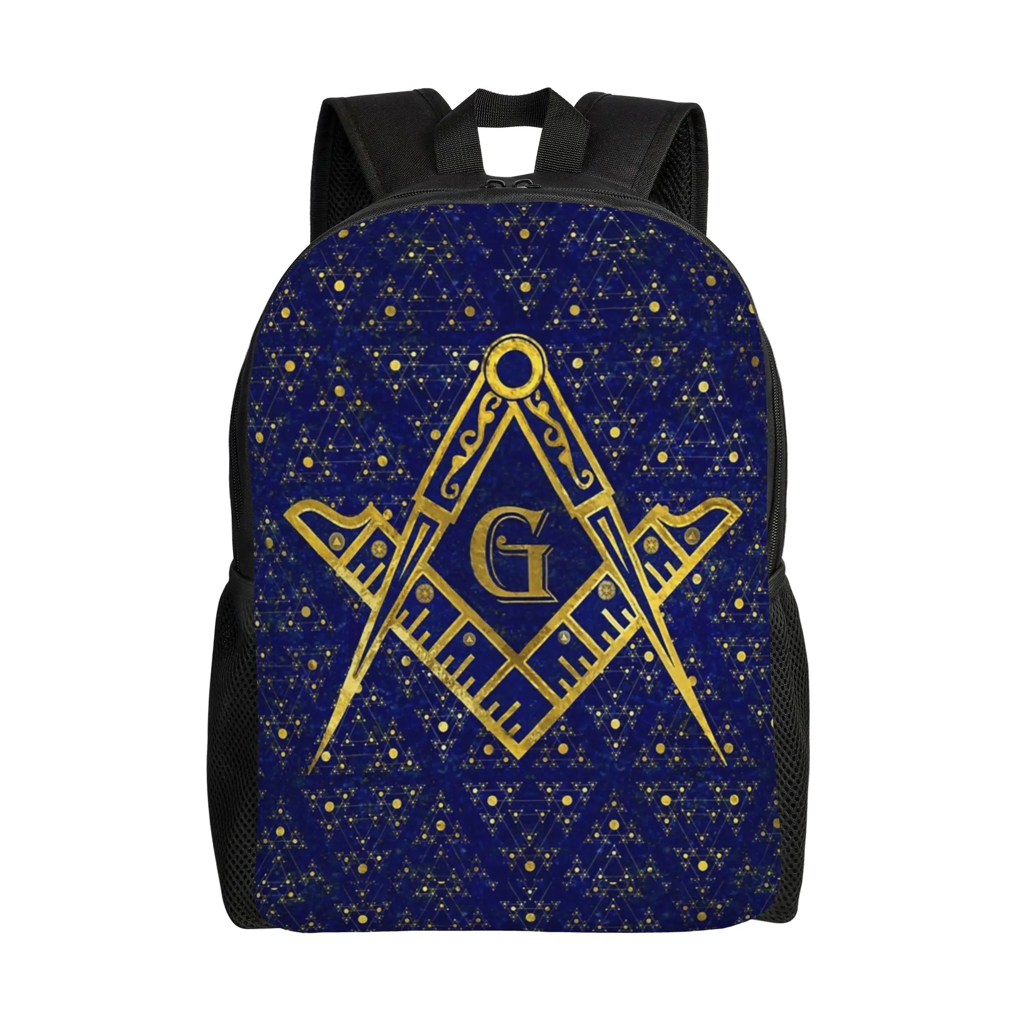 

Рюкзак с символикой масонства для подростков, спортивный, студенческий, рабочий, масонский, для мужчин и женщин, для колледжа, холщовые сумки