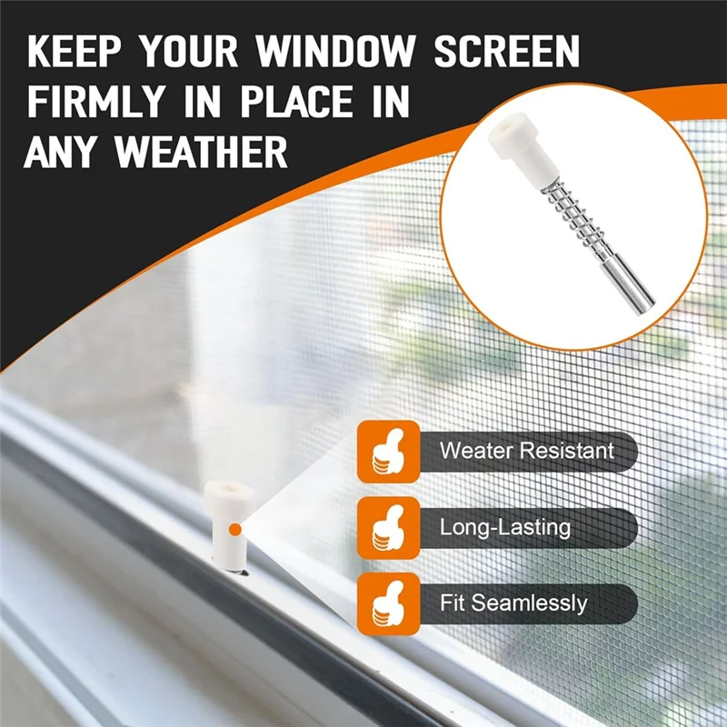 

【Улюбимый!】Сменные плунжерные штифты для оконного экрана, 30 упаковок, 5/32 х 1-1/2 дюйма, для набора защелок рамы экрана 3/4 дюйма