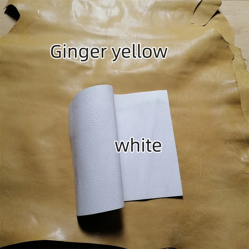 1mm Ginger Mixed Sheep Leather. First Layer Leather. Real Leather Fabric. Handmade DIY For Biker Wear. Bag. Whole Sheepskin