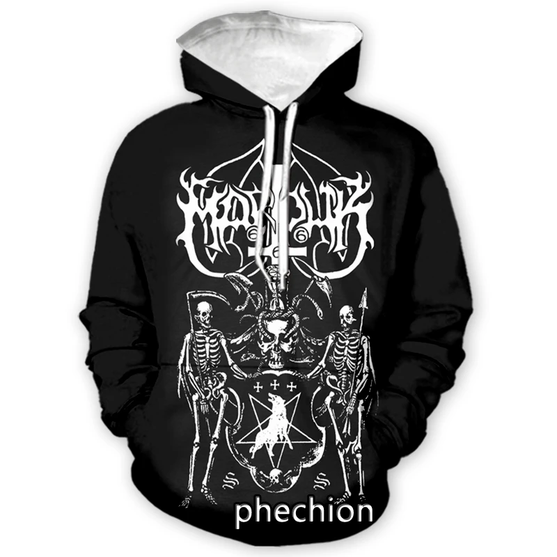 phechion New Men/Women Marduk Band 3D Print Clothing Long Sleeve Fashion Sweatshirt Hoodies Sport Casual Pants Z143