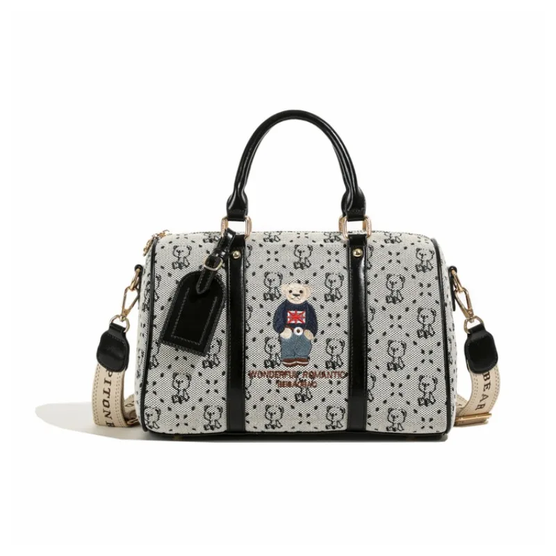 Beibaobao rekreacyjne modne damskie torebki o dużej pojemności torby Crossbody modne torebka wiadro praktyczne codzienne podróże damskie torby