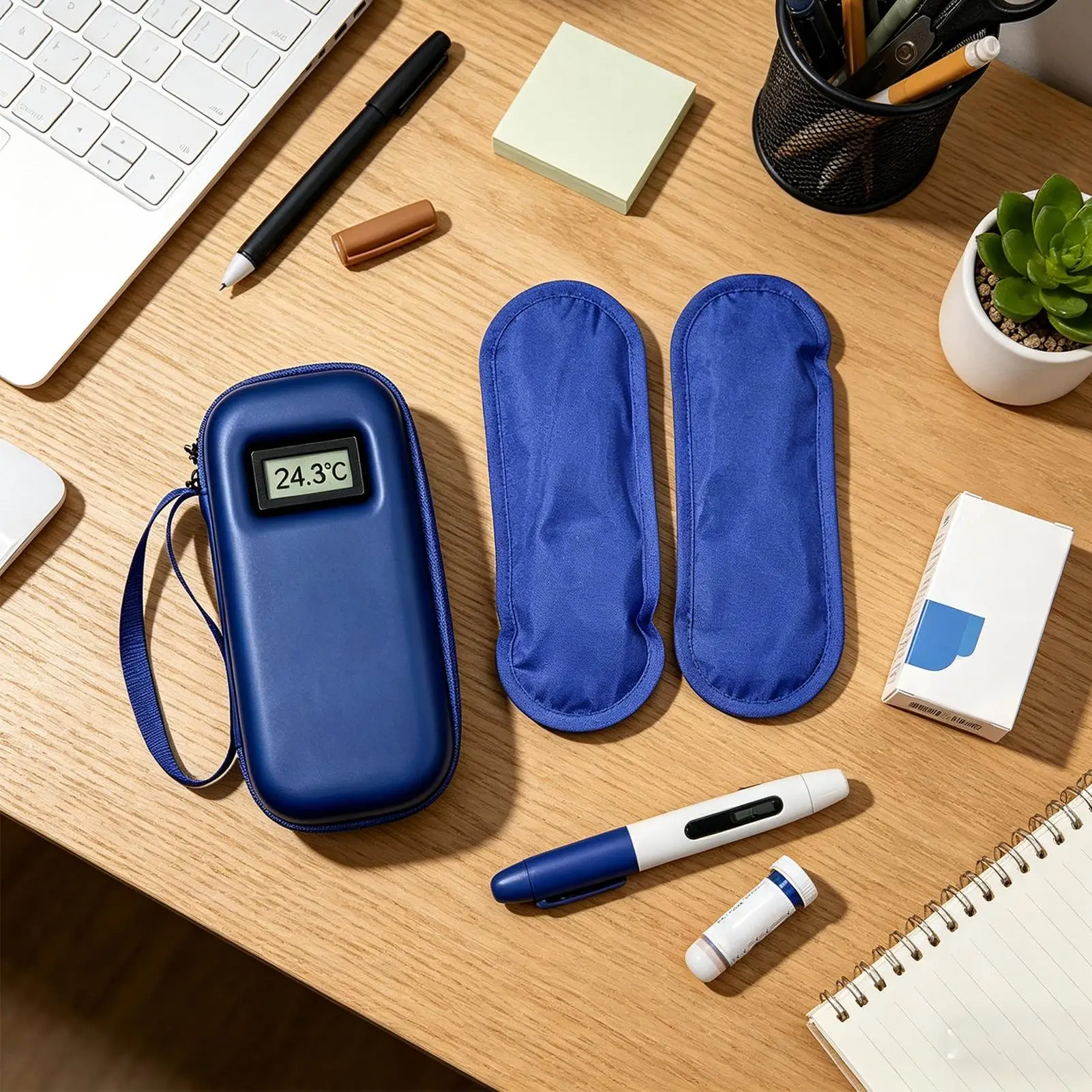 Cooler Travel Case With Temp Display Waterproof Storage Bag Insulated Cooler Bag With 2 Ice Packs For Outdoor Travel Camping view 3