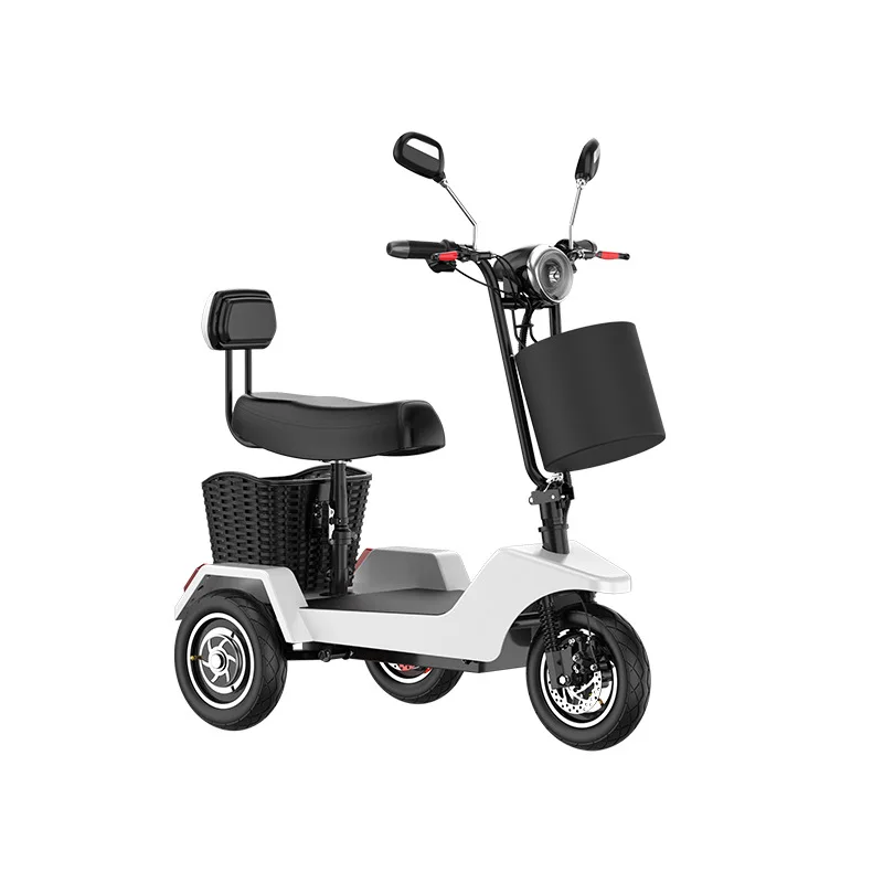 

Household Small Folding Electric Vehicle Mini Double Battery Car Light Adult Scooter