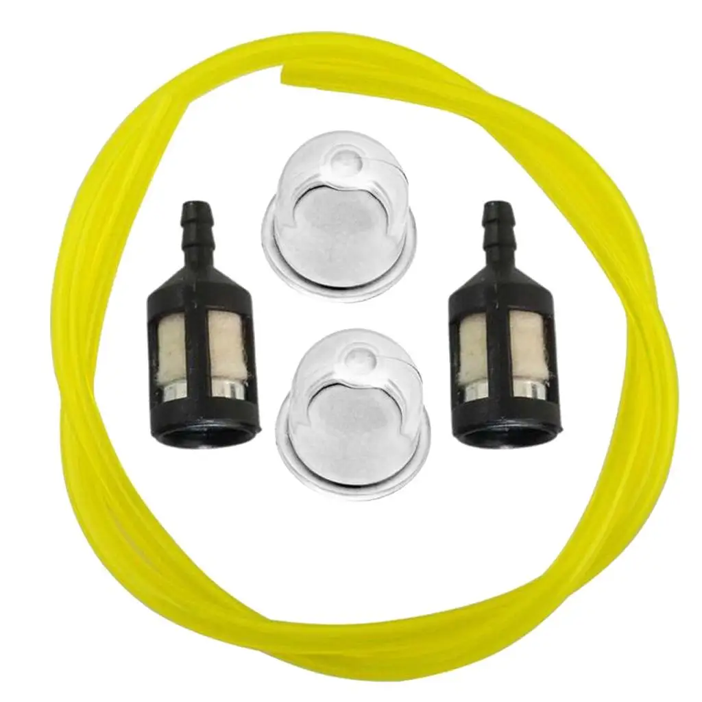 

Oil Line Hose 4ft Metal Fuel Line Primer Bulb Replacement Tool Parts for Homelite HB18V GST Garden Trimmer