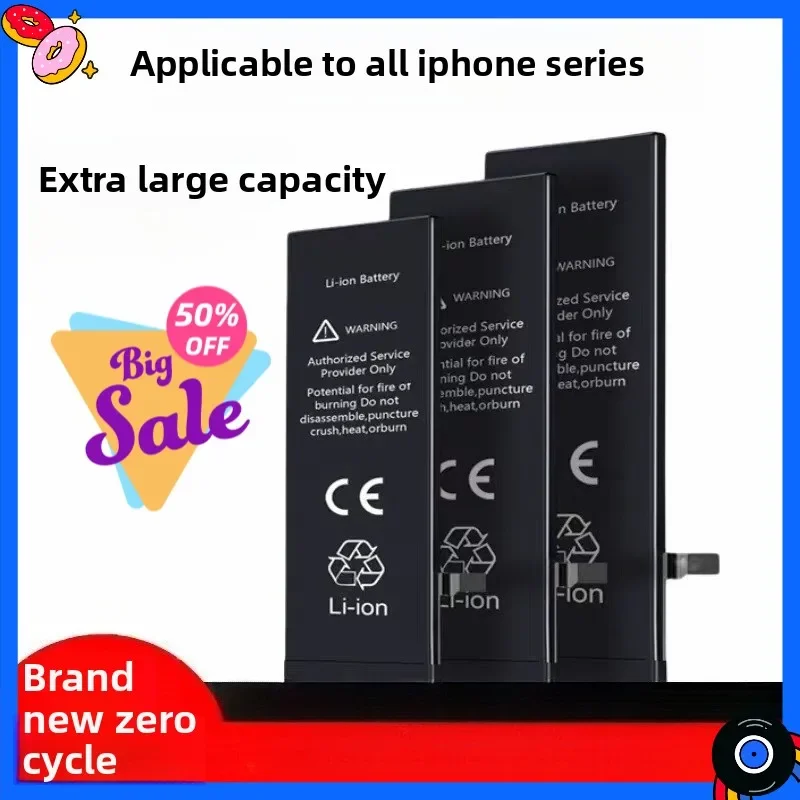 Battery For iPhone 6 6S 5 5S SE 6P 6SP 7 7Plus 8 8Plus X XR XS 11 SE2 4 4G 4S Pro MAX Replacement Batteria